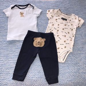 Carter’s 3 pc set size 3-6 months